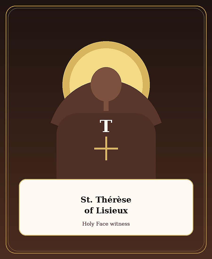 St. Thérèse of the Child Jesus and the Holy Face devotional image