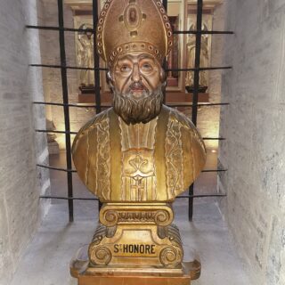 Devotional portrait of St. Honoratus