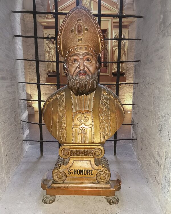 St. Honoratus Catholic saint portrait Portrait of St. Honoratus, patron of Saints, apostles, martyrs, confessors, Doct…
