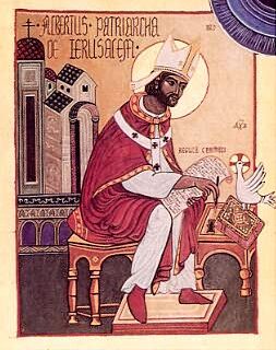 Devotional portrait of St. Albert of Jerusalem