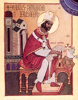 St. Albert of Jerusalem Catholic saint portrait Portrait of St. Albert of Jerusalem, Catholic saint