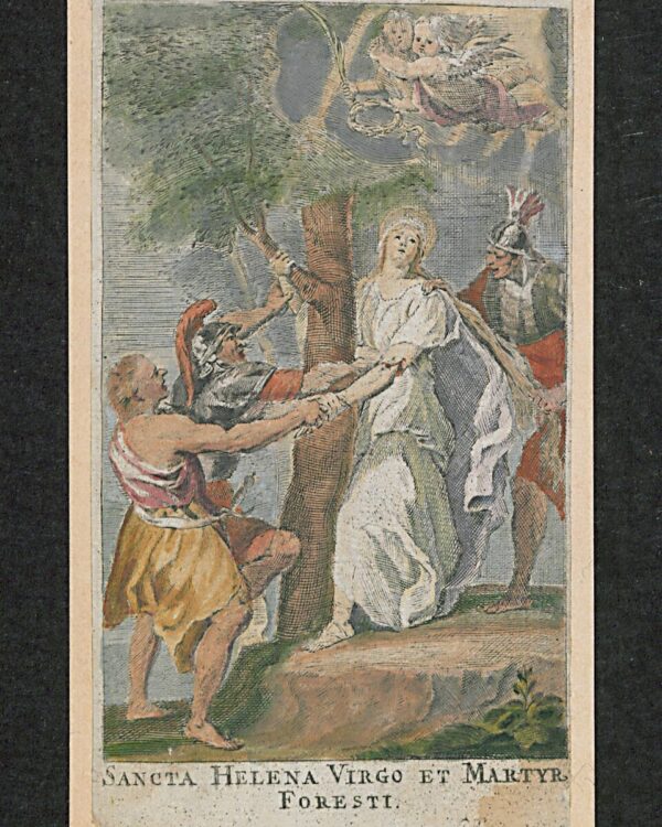St. Alena Catholic saint portrait Portrait of St. Alena, patron of eye disorders and those suffering persecuti…