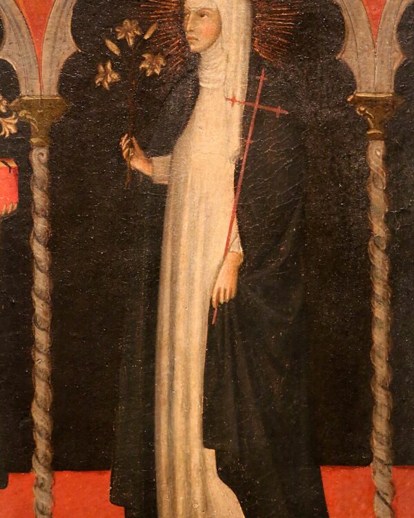St. Margaret of Castello Catholic saint portrait Portrait of St. Margaret of Castello, patron of Disabled, abandoned, blind, pro-life causes