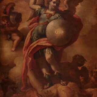 Devotional portrait of St. Michael the Archangel