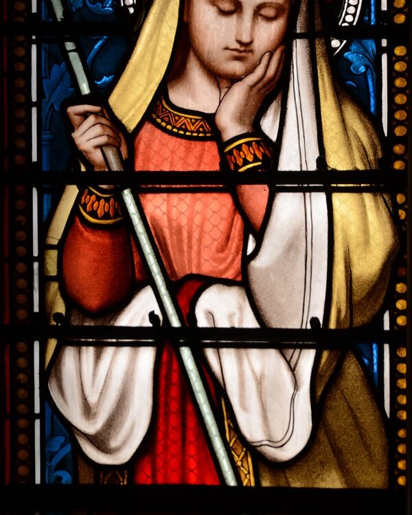 St. Regina Catholic saint portrait Portrait of St. Regina, patron of shepherds, victims of torture