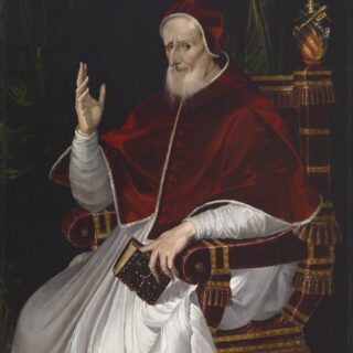 Devotional portrait of Pope St. Pius V