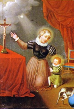 St. Joan of Aza Catholic saint portrait Portrait of St. Joan of Aza, Catholic saint