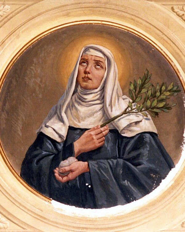 Bl. Veronica of Milan Catholic saint portrait Portrait of Bl. Veronica of Milan, Catholic saint