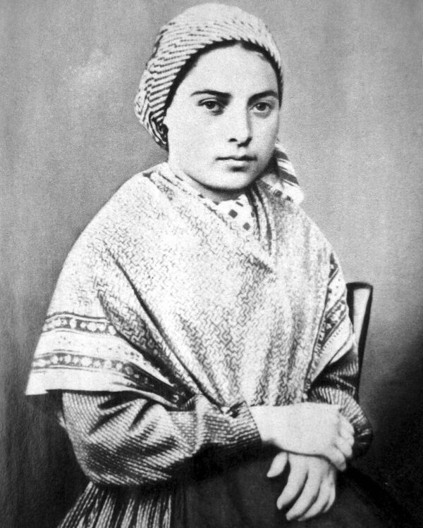 St. Bernadette Soubirous Catholic saint portrait Portrait of St. Bernadette Soubirous, patron of the sick, Lourdes pilgrims