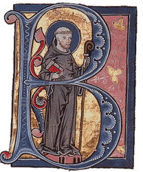 St. Bernard of Clairvaux Catholic saint portrait Portrait of St. Bernard of Clairvaux, patron of Cistercians, beekeepers, candlemakers