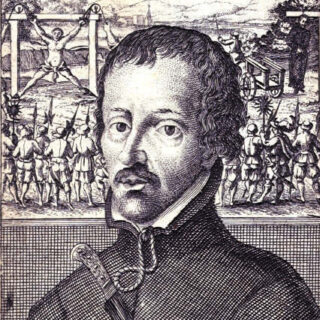 Devotional portrait of St. Edmund Campion