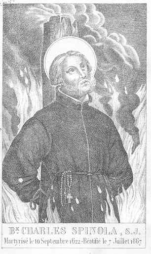 St. Charles Spinola Catholic saint portrait Portrait of St. Charles Spinola, patron of Jesuit saints and martyrs, varies by saint