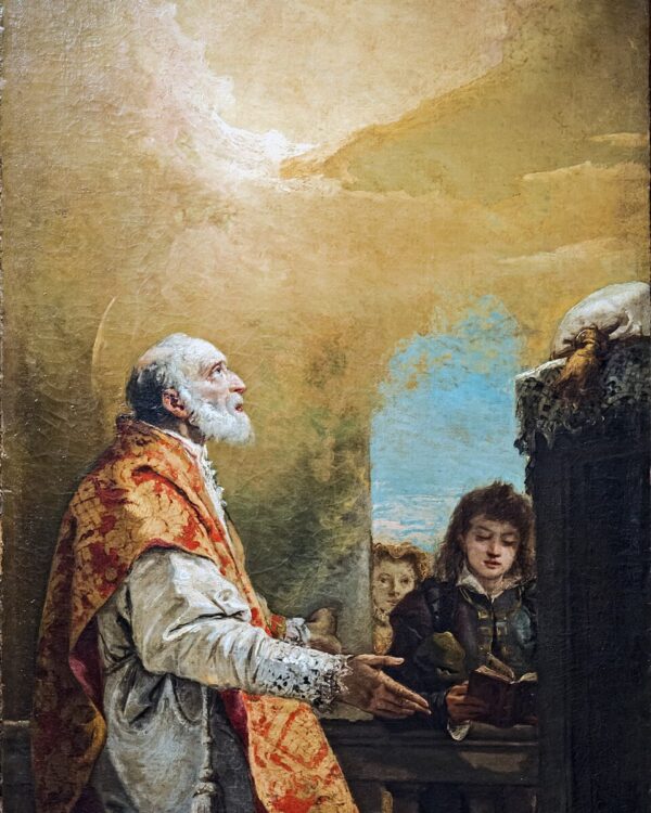 St. Philip Neri Catholic saint portrait Portrait of St. Philip Neri, patron of joy, youth, and Rome