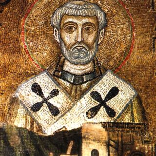Devotional portrait of Pope St. Clement I, Martyr