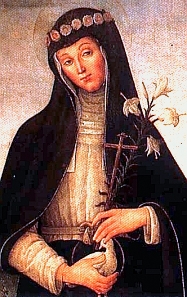 Devotional portrait of St. Columba of Rieti