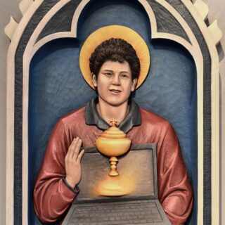 Devotional portrait of Bl. Carlo Acutis