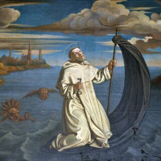 Devotional portrait of St. Raymond of Peñafort