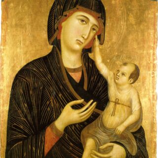Devotional portrait of Blessed Virgin Mary (relic)