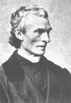 Bl. Peter Julian Eymard Catholic saint portrait Portrait of Bl. Peter Julian Eymard, patron of Eucharistic devotion, First Communicants