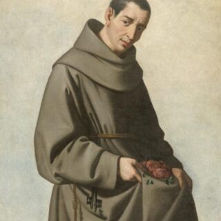 Devotional portrait of St. Didacus of Alcalá