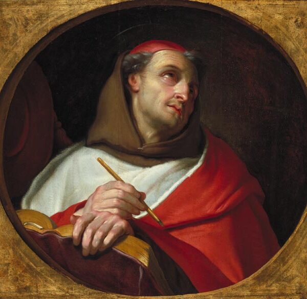 St. Bonaventure Catholic saint portrait Portrait of St. Bonaventure, patron of theologians, Franciscan scholars