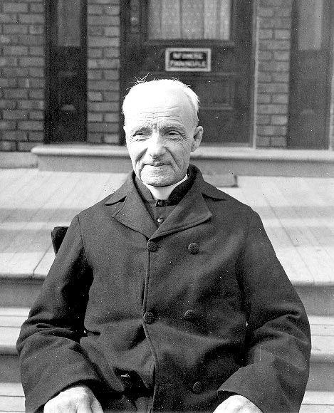 St. André Bessette Catholic saint portrait Portrait of St. André Bessette, patron of Sick, poor, devotion to St. Joseph