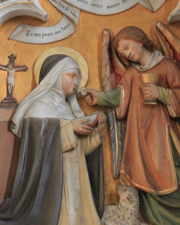 St. Agnes of Montepulciano Catholic saint portrait Portrait of St. Agnes of Montepulciano, patron of girls