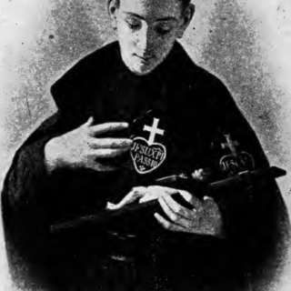 Devotional portrait of St. Gabriel of Our Lady of Sorrows