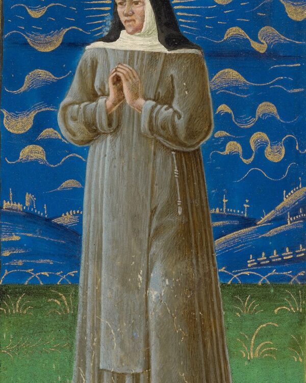 St. Catherine of Bologna Catholic saint portrait Portrait of St. Catherine of Bologna, patron of Artists, liberal arts, spiritual purity