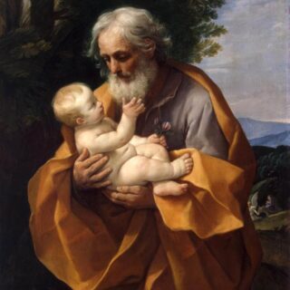 Devotional portrait of St. Joseph (Spouse of the BVM)