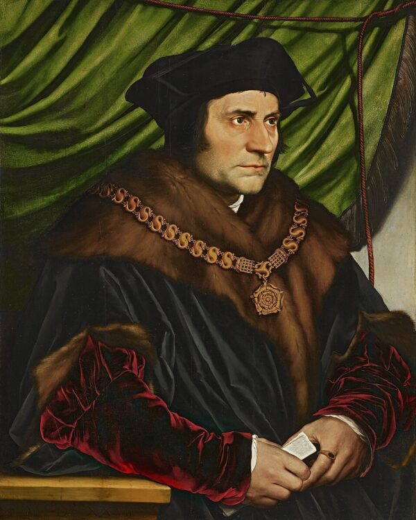 St. Thomas More Catholic saint portrait Portrait of St. Thomas More, patron of Apostle, India, architects, judges
