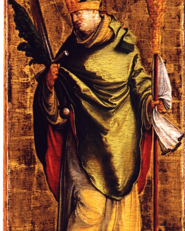 St. Cyprian, Martyr Catholic saint portrait Portrait of St. Cyprian, Martyr, patron of Grand multi-relic reliquary components