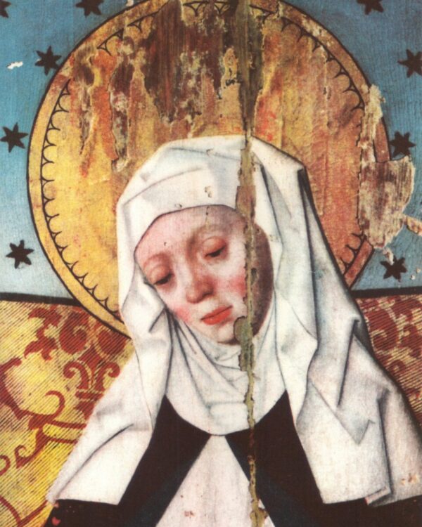 St. Bridget of Sweden Catholic saint portrait Portrait of St. Bridget of Sweden, patron of Europe, widows, pilgrims