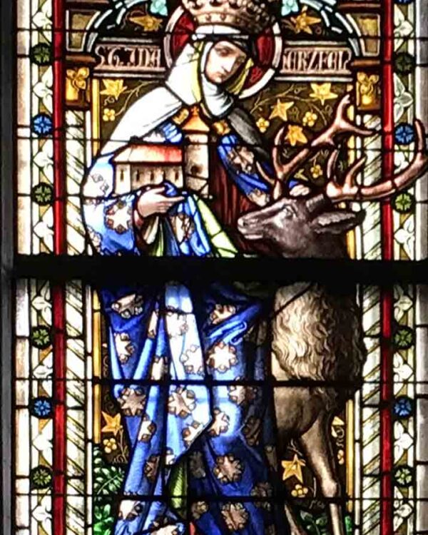 St. Ida of Herzfeld Catholic saint portrait Portrait of St. Ida of Herzfeld, patron of Frankish and Germanic saints, confessors, w…