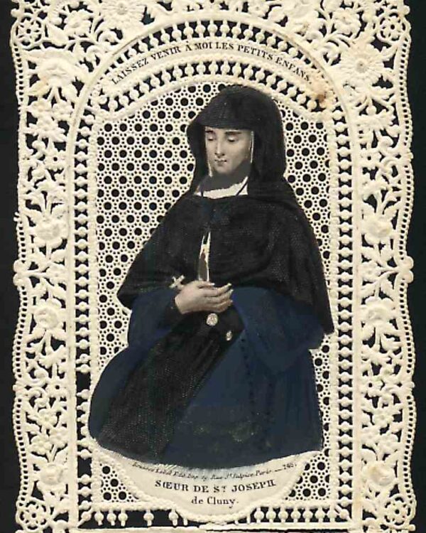 Bl. Anne-Marie Javouhey Catholic saint portrait Portrait of Bl. Anne-Marie Javouhey, patron of missionaries and educators