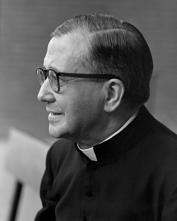 St. Josemaría Escrivá Catholic saint portrait Portrait of St. Josemaría Escrivá, patron of lay spirituality