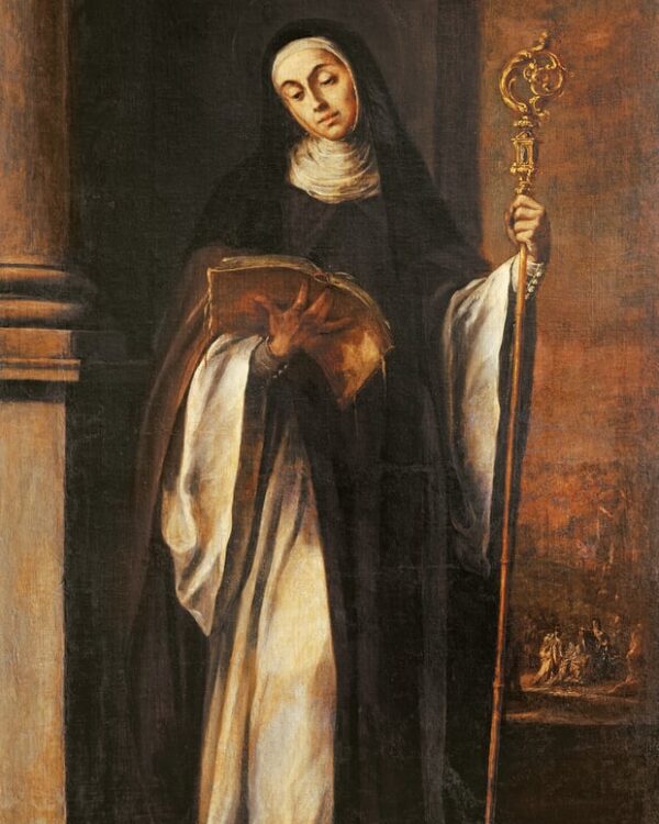 St. Paula of Rome Catholic saint portrait Portrait of St. Paula of Rome, patron of Widows, contemplatives