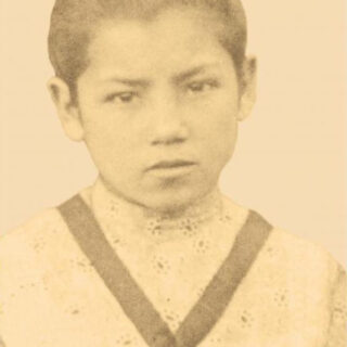 Devotional portrait of Bl. Laura Vicuña