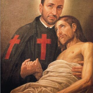 Devotional portrait of St. Camillus de Lellis