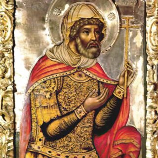 Devotional portrait of St. Longinus