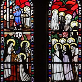 Devotional portrait of Martyrs of Compiègne (16 Carmelite Martyrs)