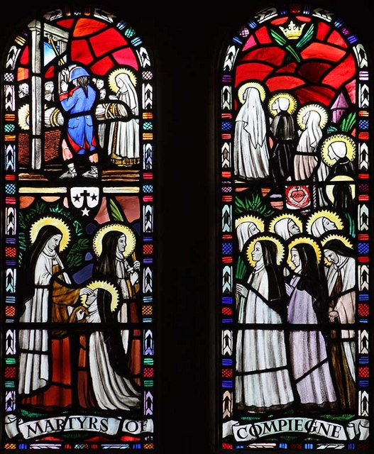 Martyrs of Compiègne (16 Carmelite Martyrs) Catholic saint portrait Portrait of Martyrs of Compiègne (16 Carmelite Martyrs), Catholic saint