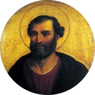 Devotional portrait of Pope St. Eugene I, Martyr