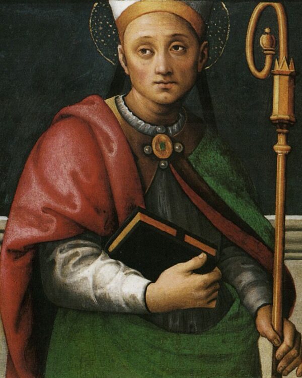 St. Herculanus of Perugia Catholic saint portrait Portrait of St. Herculanus of Perugia, patron of Perugia