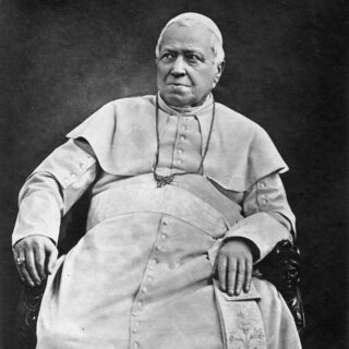 Devotional portrait of Bl. Pope Pius IX