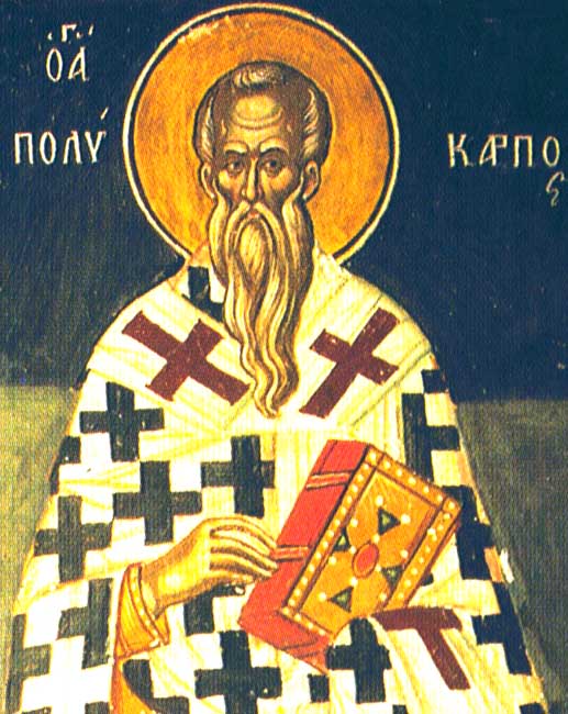 St. Polycarp Catholic saint portrait Portrait of St. Polycarp, patron of Martyrs