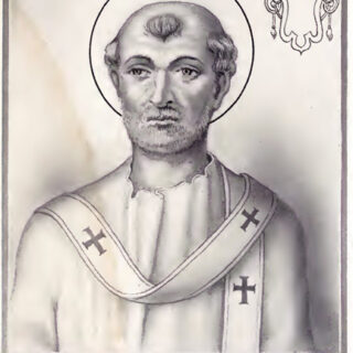 Devotional portrait of St. Felix I, Pope