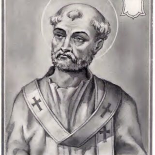 Devotional portrait of Pope St. Sixtus I, Martyr