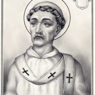 Devotional portrait of St. Stephen I
