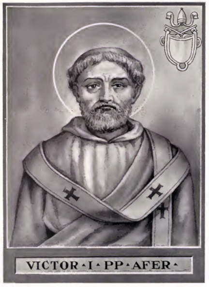 Pope St. Victor I, Martyr Catholic saint portrait Portrait of Pope St. Victor I, Martyr, patron of Saints, apostles, martyrs, confessors, Doct…